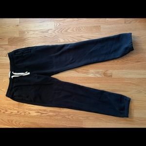 Abercrombie and fitch black joggers